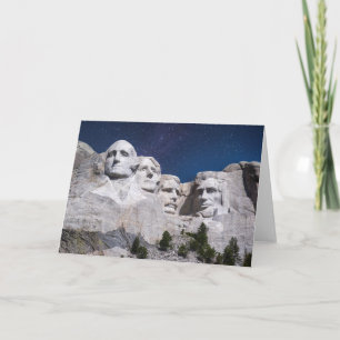 Cartão Mount Rushmore Timelapse Sky