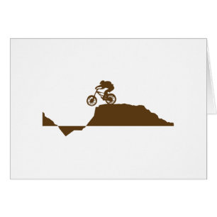 Cartão Mountain bike