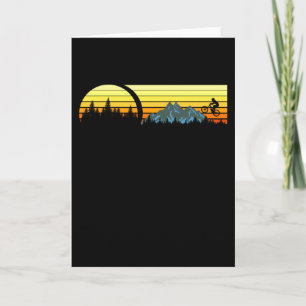 Cartão MOUNTAIN BIKE VINTAGE Mountainbiker Freestyle