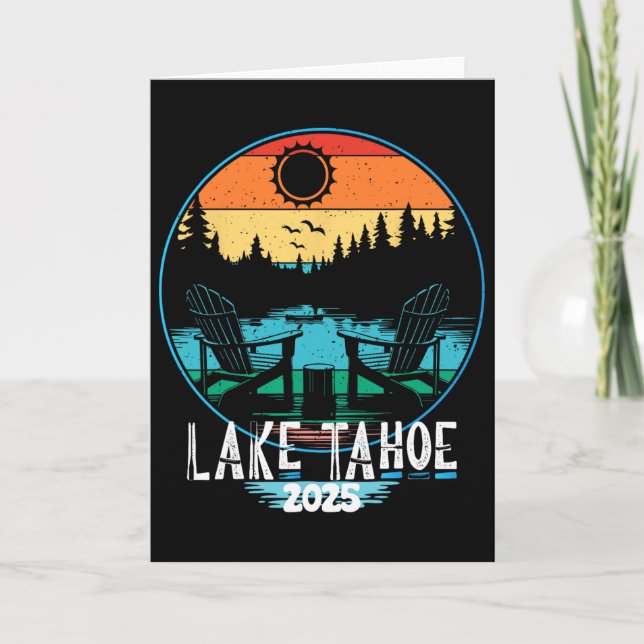 Cartão Mountain Hiking Skiing Family Vacation 2025 Trip L (Frente)