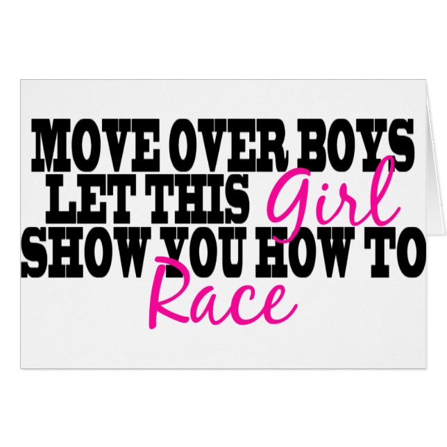 Cartão Mova-se sobre meninos ..... (Frente Horizontal)