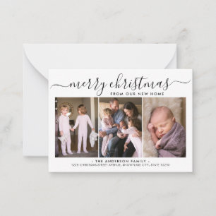 Cartão Móvel de Natal Merry 3 Foto Feriado