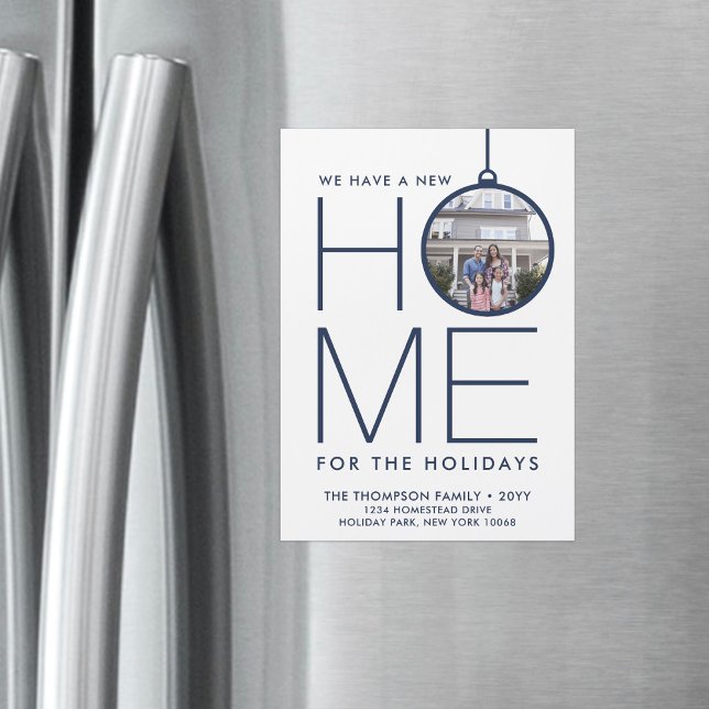 Cartão Móvel Mínimo de Feriado Magnético de Foto M (Criador carregado)