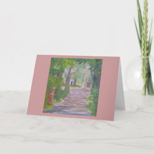 Cartão Movimentação Dappled da máscara