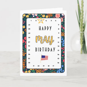 Cartão Movimentação Interativa da Placa de Aniversário do