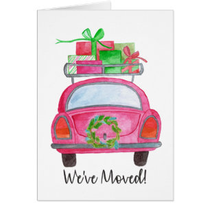 Cartão Movimentamos o carro de Natal