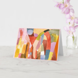 Cartão Movimento das Câmaras Salvadas, Paul Klee