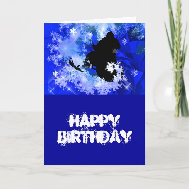 Cartão Movimento de neve na Avalanche (Frente)