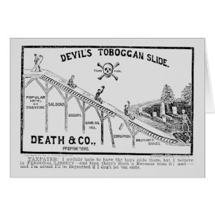 Cartão Movimento de temperatura, 1887