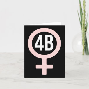 Cartão Movimento Feminista Coreano