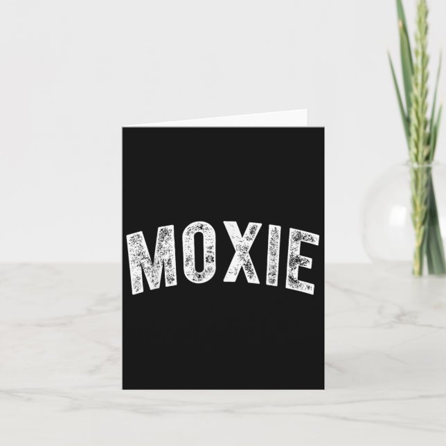 Cartão Moxie  (Frente)