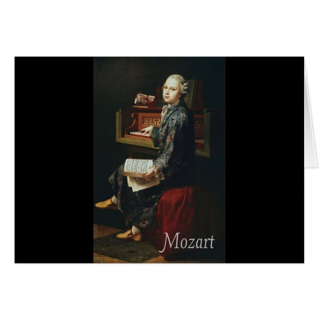 Cartão Mozart (Frente Horizontal)