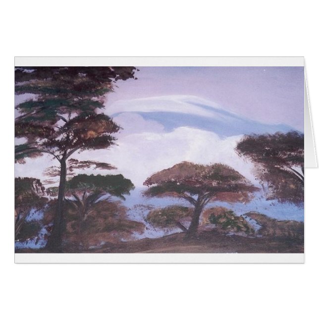Cartão Mt Kilimanjaro (Frente Horizontal)
