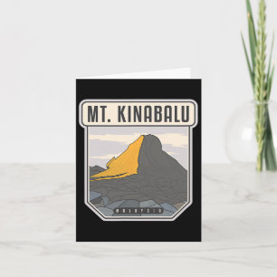 Cartão Mt. Kinabalu - Malásia