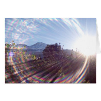 Cartão Mt. Shasta Sunrise
