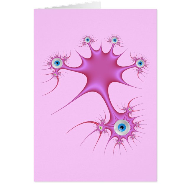 Cartão Mu Rosa (Frente)