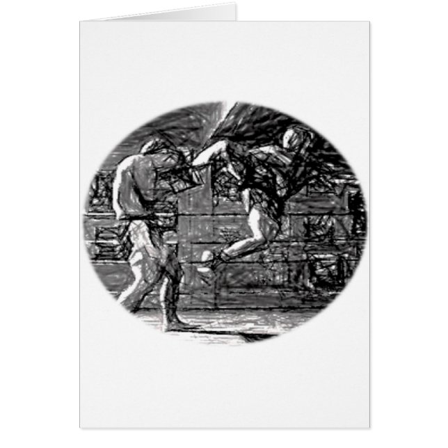 Cartão Muay Thai, Fight, Boxing (Frente)