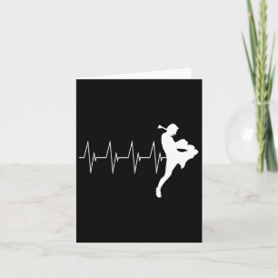 Cartão Muay Thai Heartbeat Tailandês Boxing