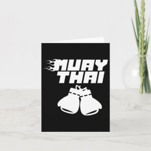 Cartão Muay Thai Martial Arts Fighter Hob