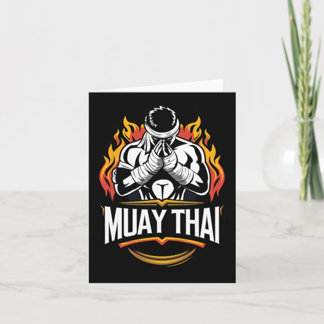Cartão Muay Thai Mma Thai Boxighter (Frente)