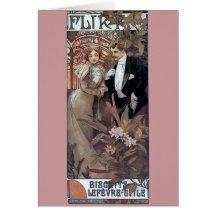 Mucha flerta homem amor romântico