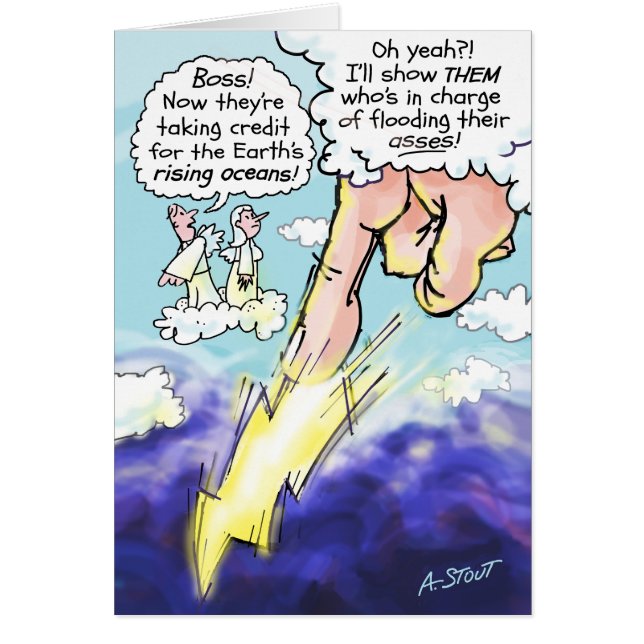 Cartão Mudança climática! (Frente)