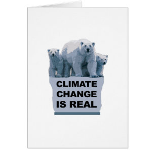 CARTÃO MUDANÇA CLIMÁTICA É REAL