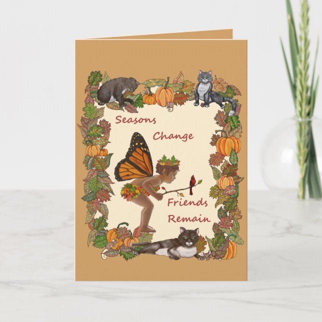 Cartão Mudança das estações (Frente)