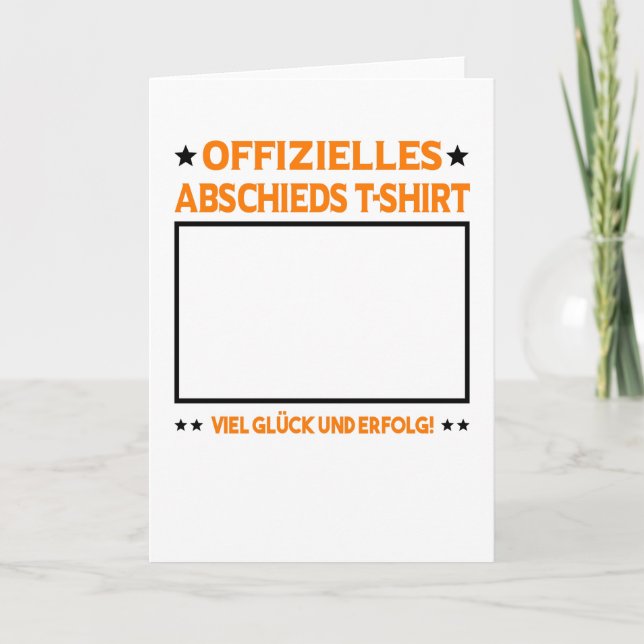 Cartão Mudança De Trabalho Dar De Despedida Para Colegas (Frente)