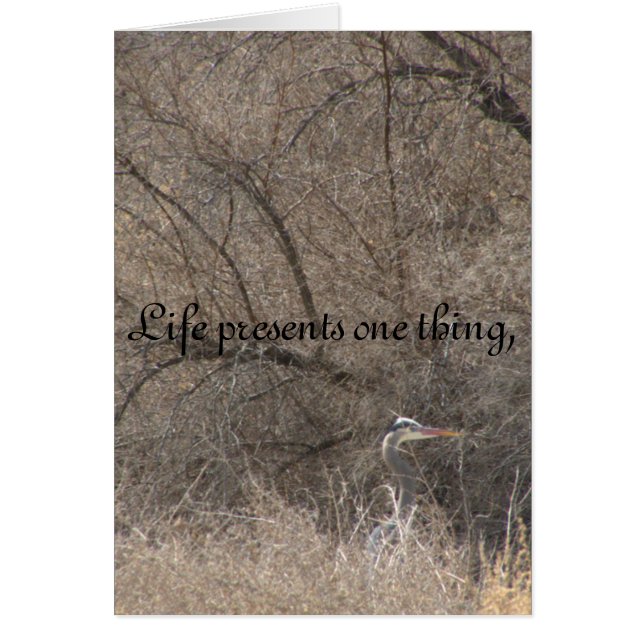 Cartão Mudanças da vida (Frente)