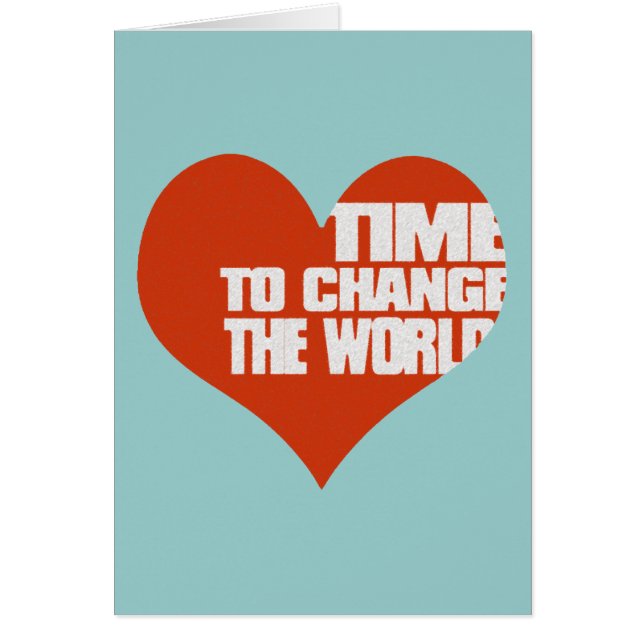 Cartão mudar os desejos mundiais (Frente)