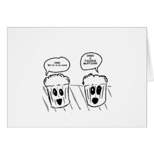 Cartão Muffin de fala