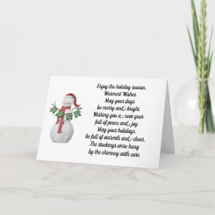 CARTÃO MUITAS MANEIRAS DE DESEJAR UM FELIZ NATAL