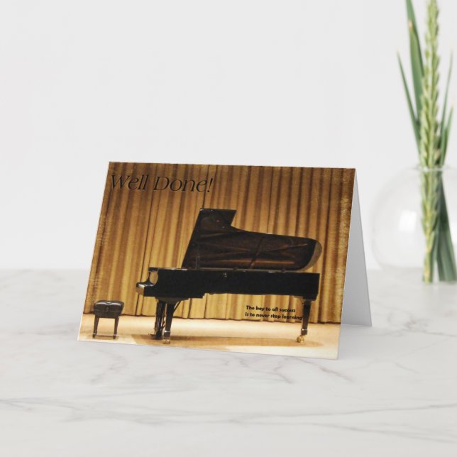 Cartão Muito Bem! (Frente)