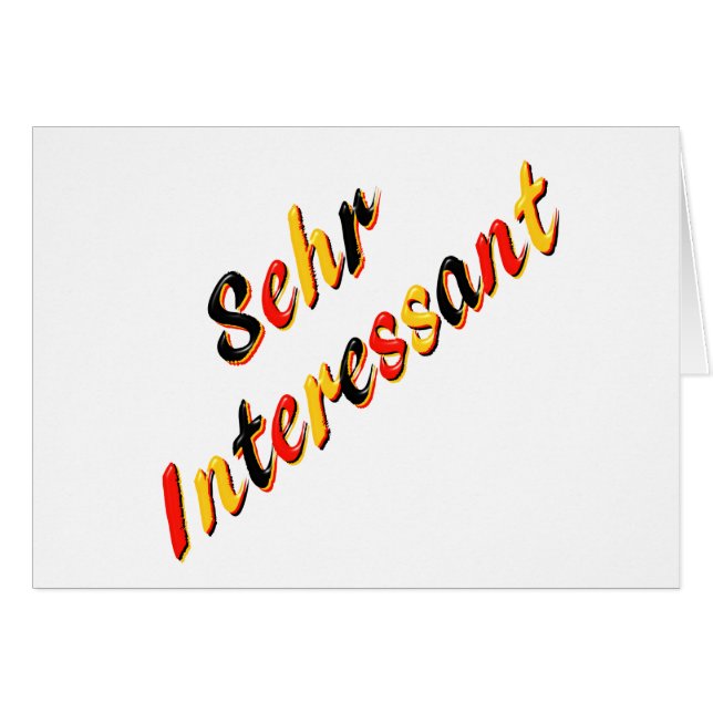 Cartão muito interessante (Frente Horizontal)