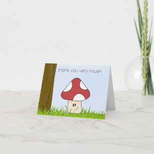 Cartão Muito obrigado, muito obrigado