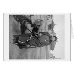Cartão "Muitos Cavalos" Que Dormiram Em Lieut. Casey Foto