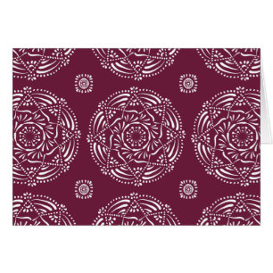 Cartão Mulberry Mandala