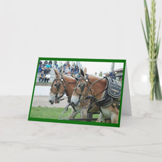 Cartão Mule dias em (Frente)