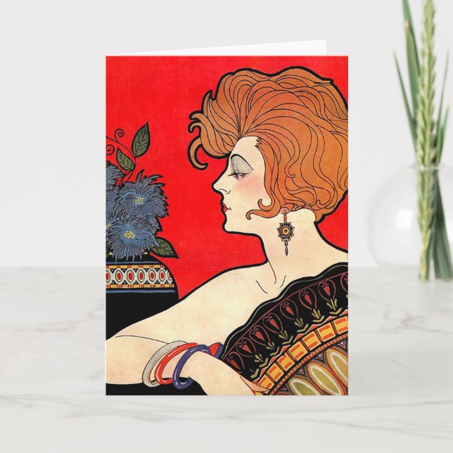 Cartão Mulher 1925 (Frente)