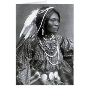 Cartão Mulher Apache