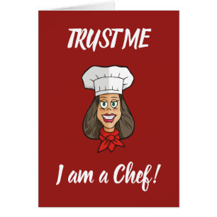 Cartão Mulher Chef