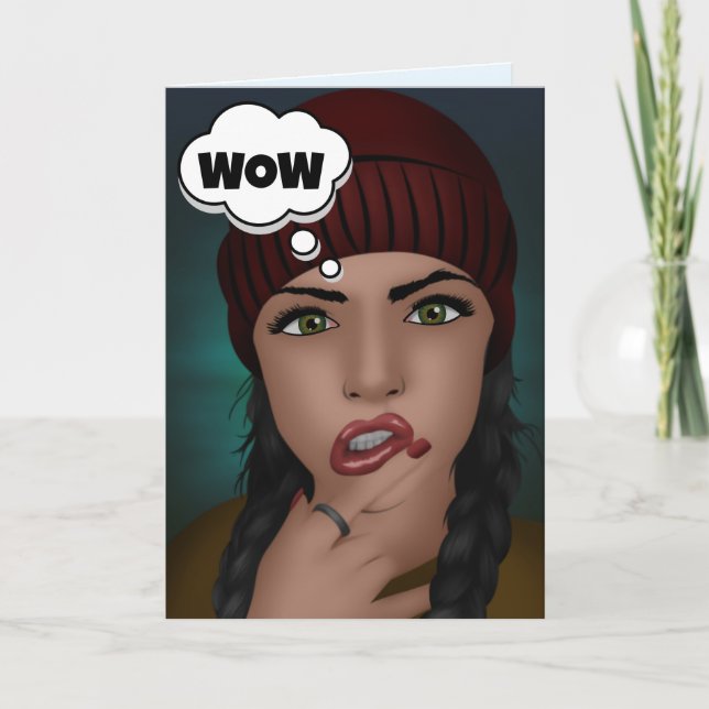 CARTÃO MULHER COMPLIMENTÁRIA VOCÊ PARECE MARAVILHOSO ANIV (Frente)