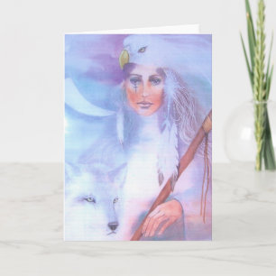 Cartão mulher da medicina