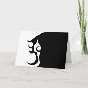 Cartão Mulher Deco Mod