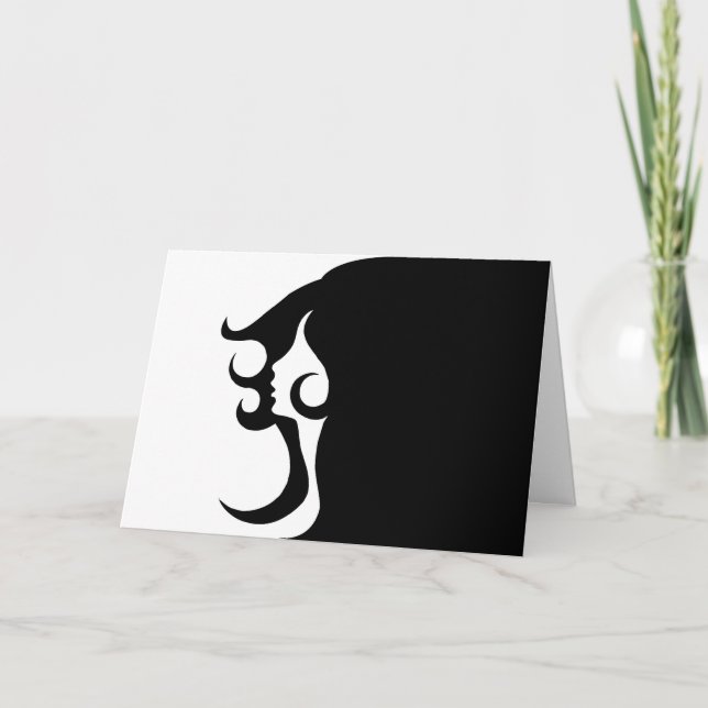 Cartão Mulher Deco Mod (Frente)