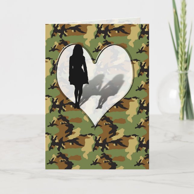 Cartão * Mulher desaparecida (Frente)