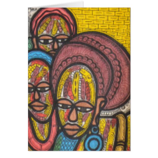 Cartão Mulher do mercado (Frente)