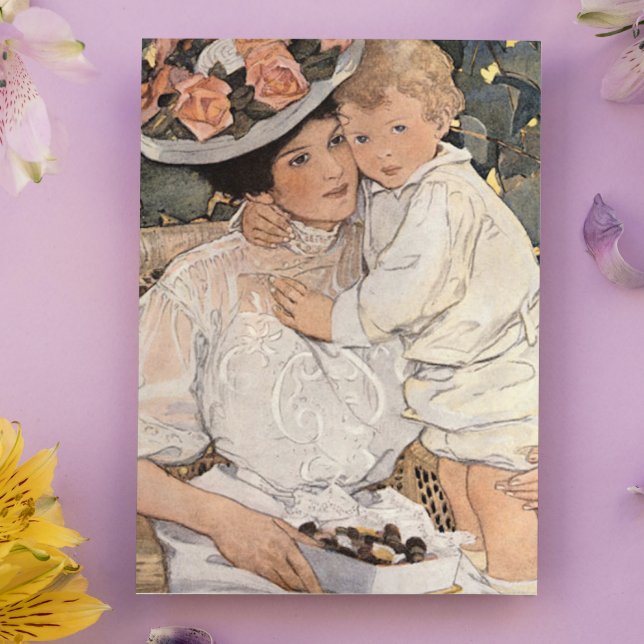 Cartão Mulher e Criança (Criador carregado)