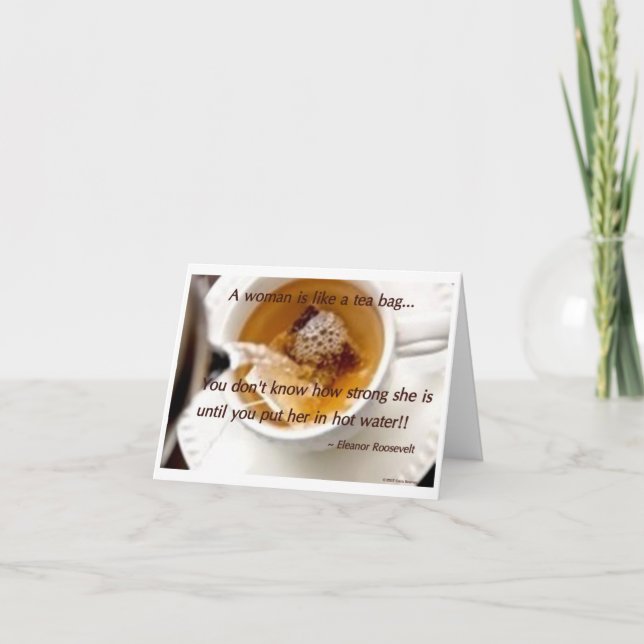 Cartão Mulher Forte (Frente)